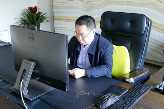 河北省不动产商会会长、省信用协会会长吴振山出席省工商联 疫情防控和复工复产事情聚会_yl23455永利